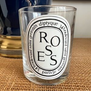 **EMPTY** Diptyque Roses candle jar